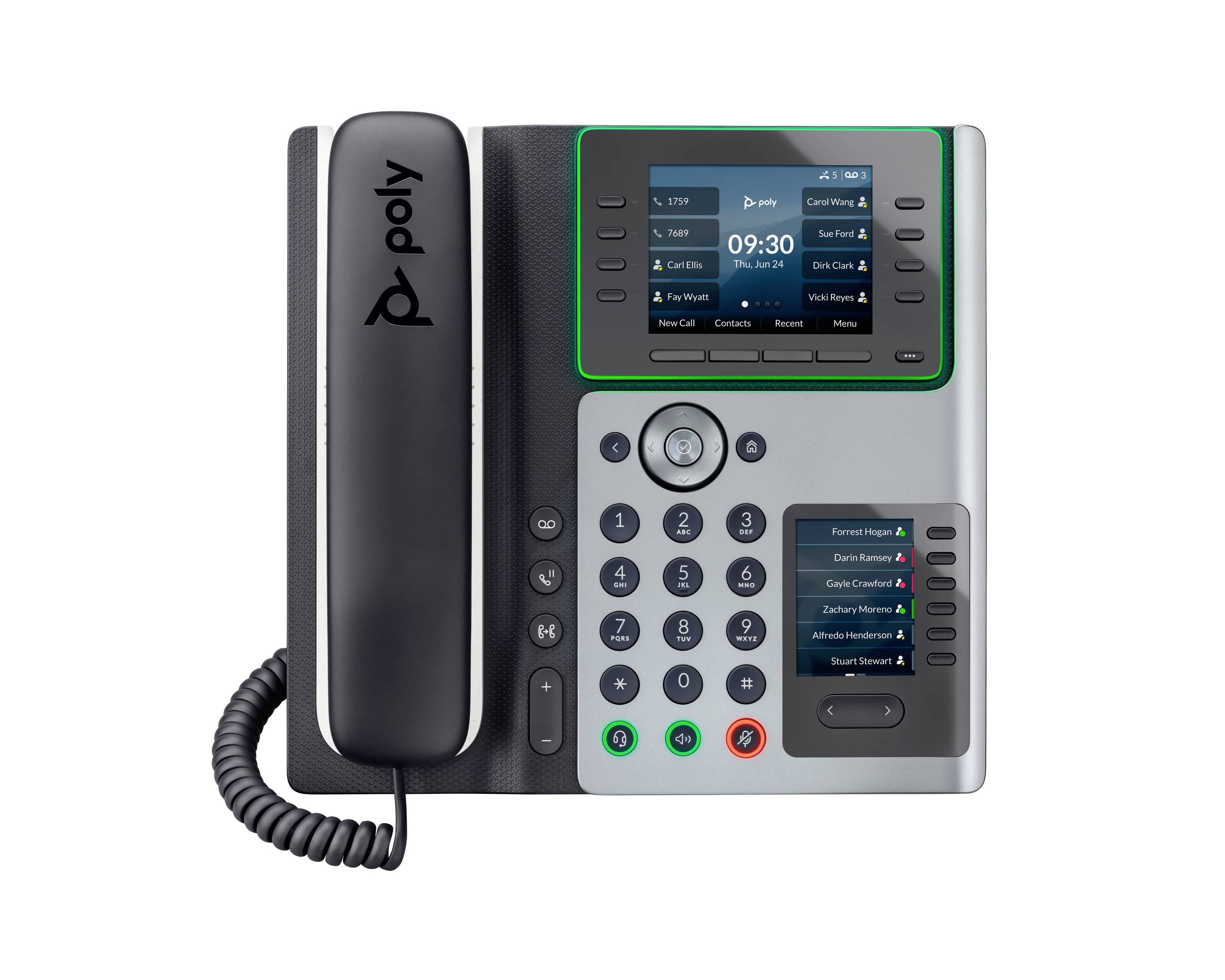 HP Poly Edge E450 IP Telefon und PoE-fähig
