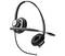 Schwarzes Over-Ear-Headset mit angebrachtem Boom-Mikrofon auf weißem Hintergrund