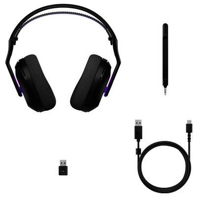 Logitech LOGI G522 Headset PC VOSS CDM/Mixed Over Ear Headset Bluetooth® Stereo Schwarz Mikrofon-Rauschunterdrückung Mik-9