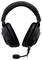 Ein schwarzes Over-Ear-Headset mit angebrachtem Mikrofon, konzipiert für Kommunikation oder Gaming.
