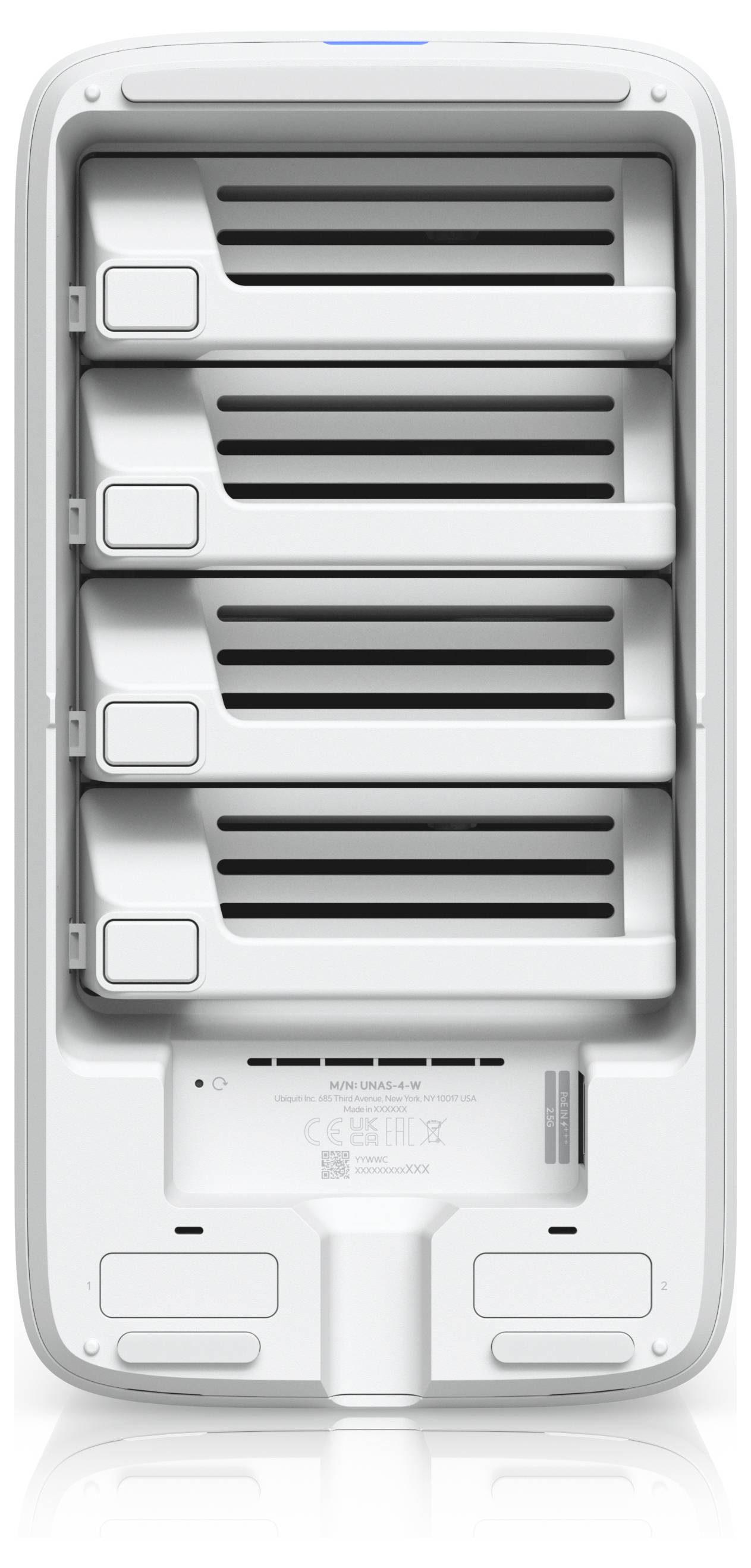 Ubiquiti Networks NAS-Server 4 Bay M.2 Steckplatz UNAS-4-W-6