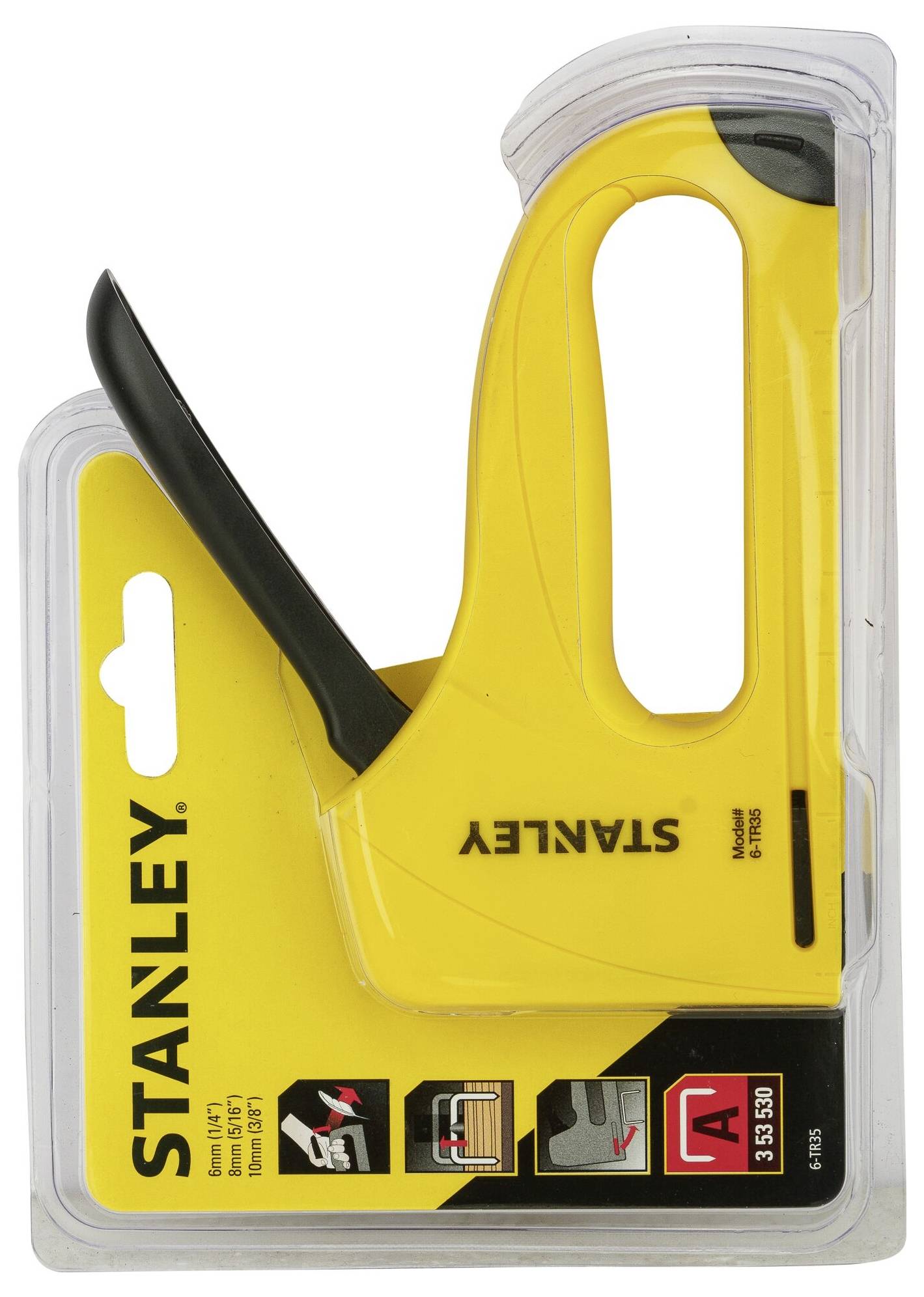 STANLEY 6-TR35 6-TR35 Handtacker Klammerntyp Typ A Klammernlänge 6 - 10 mm-5