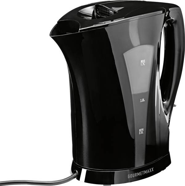 GourmetMaxx Wasserkocher schnurlos Fassungsvermögen: 1.7 l