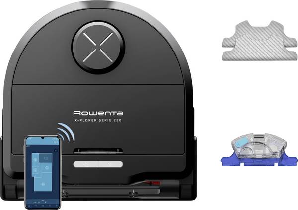 Rowenta X-PLORER Saugroboter Schwarz