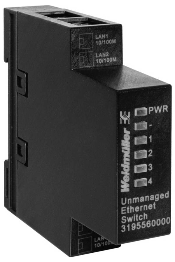 Weidmüller 3195560000 IE-SW-BI-04-4TX-LV Netzwerk Switch RJ45