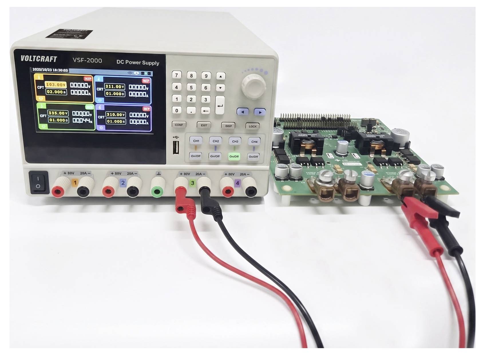 VOLTCRAFT VSF-2000 Labornetzgerät, einstellbar 0 - 80 V/DC 0 - 20 A 2000 W LAN, RS-232, RS-485, USB programmierbar, fern-6