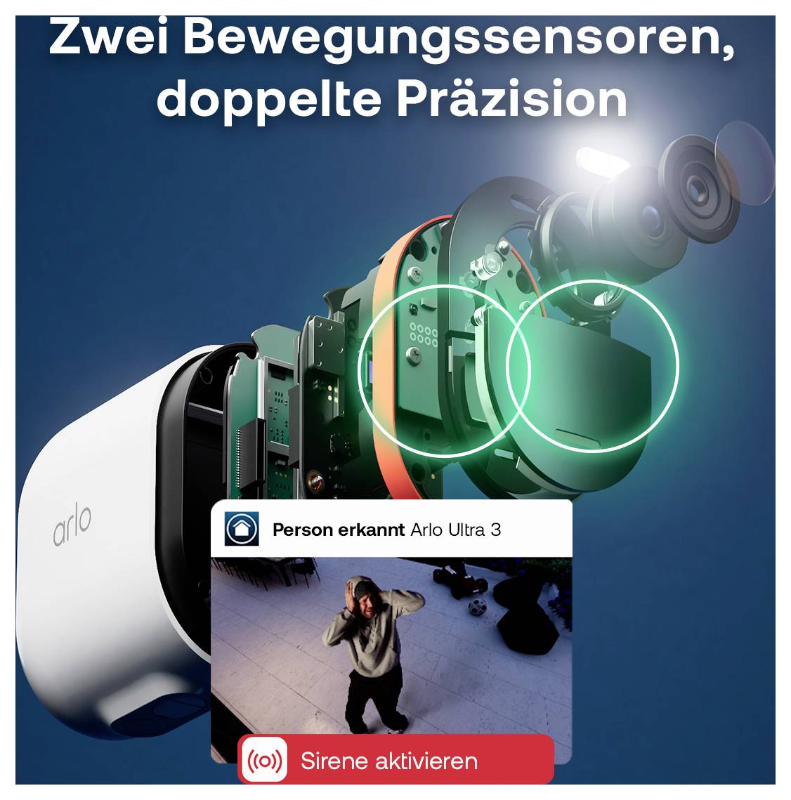 ARLO ARLO Ultra 3 Security Camera 4-cam kit VMC5450-111EUS IP-Überwachungs-Set-20