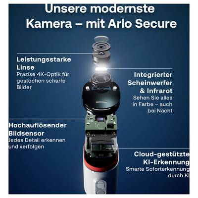 ARLO ARLO Ultra 3 Security Camera 4-cam kit VMC5450-111EUS IP-Überwachungs-Set-22