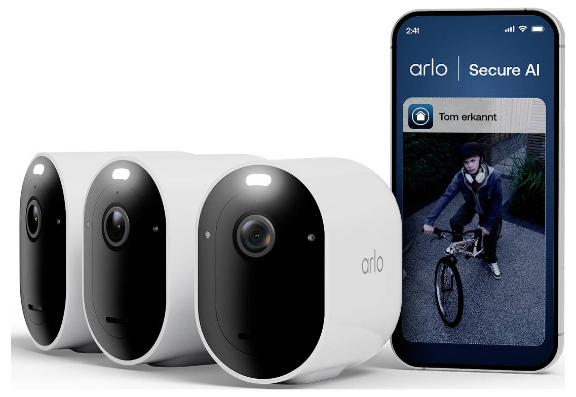 ARLO ARLO PRO 6 3-CAM VMC4370P-100EUS IP-Überwachungskamera-Set-4
