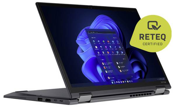 Lenovo 2-in-1 Notebook / Tablet THINKPAD X13 YOGA (2ND GEN) Refurbished (sehr gut) 33.8 cm (13.3 Zoll) WUXGA Intel® Core™ i7 Core i7 1185G7 16 GB RAM 1 TB SSD Windows® 11 Pro Intel® Iris® Xᵉ Graphics Schwarz G209884-008A1