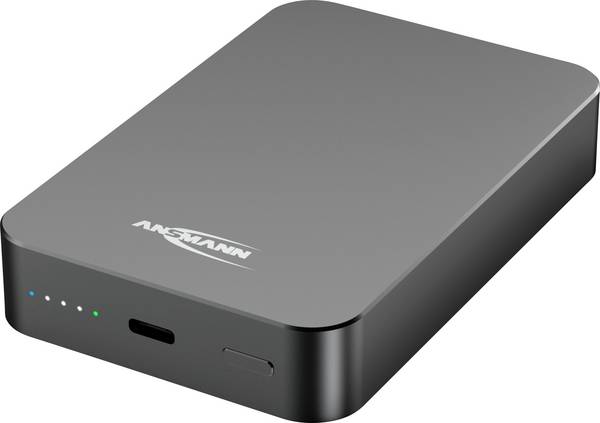 Ansmann PB115PD MagSafe Powerbank 10000 mAh USB PD, Qi Wireless Charging  USB-C®  Statusanzeige