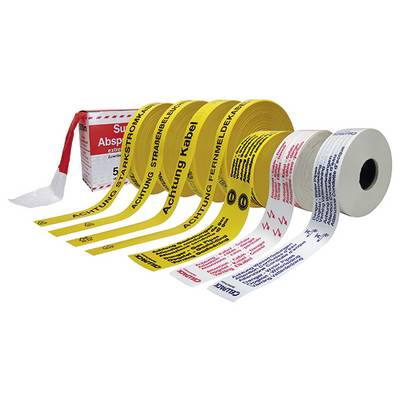 CellPack 145862 No.26/KABEL/0.15-40-250/YE No. 26 Kabel Absperrband Optimale Verlegung 40 cm oberhalb der Versorgungslei-0