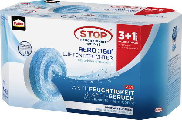 Pattex Aero 360° Luftentfeuchter-Nachfülltabs