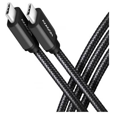 Zwei schwarze geflochtene USB-C-Ladekabel mit NAXON-Steckern, überkreuzt auf weißem Hintergrund dargestellt.