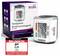 Verpackung und Gerät eines Handgelenk-Blutdruckmessers scala SC 6400, mit Displayanzeige und Test-Siegel 'Haus & Garten Test gut (1,8)'.