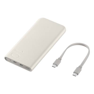 Samsung Powerbank 10000 mAh USB PD 3.0 Li-Ion Beige Statusanzeige-0