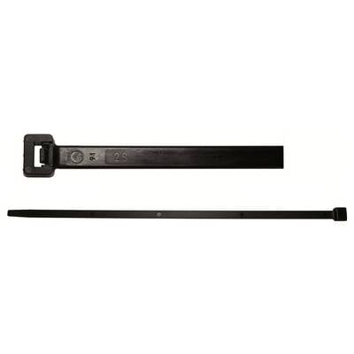CellPack 146438 KS 7.5/360/BK Kabelbinder 360 mm 7.5 mm Schwarz beständig gegen Öl, UV-stabilisiert 100 St.-0