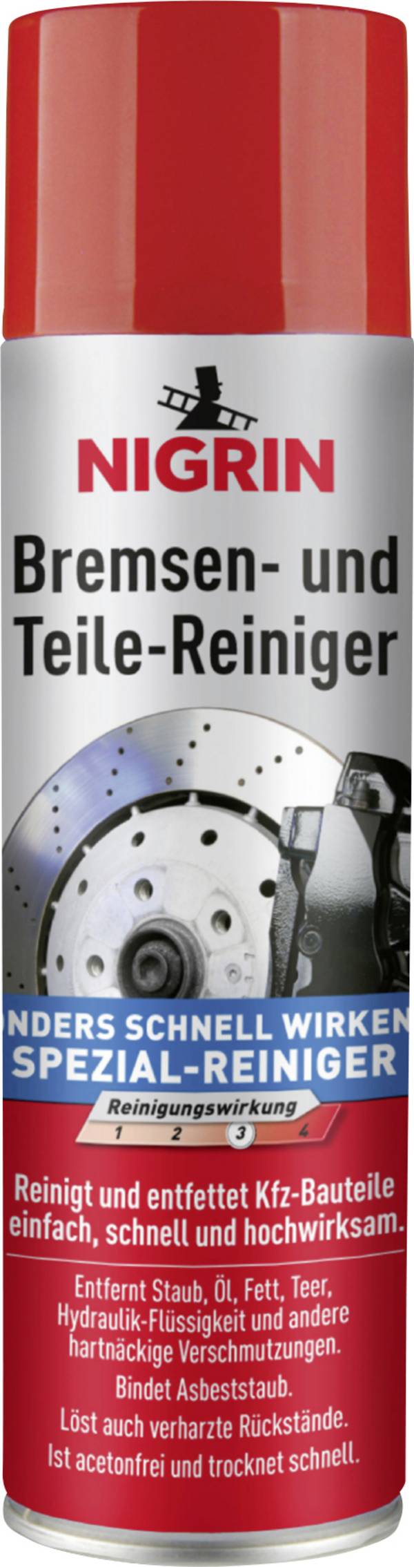 NIGRIN  74057:NIGRIN Bremsen- und Teile-Reiniger 500ml 1 St.