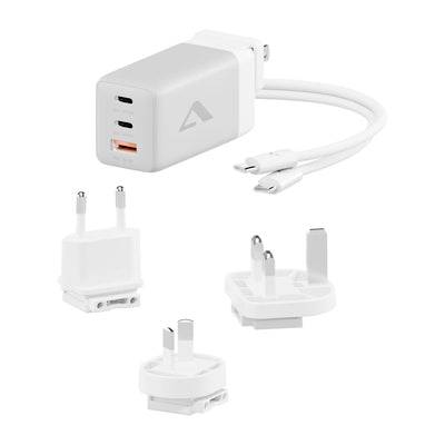 Alogic 3x67 Rapid Power 67W Multi Ladegerät Ladeadapter 67 W Grau, Weiß-0