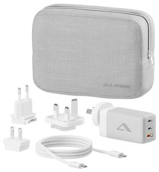 Alogic 3x67 Rapid Power 67W Multi Ladegerät Ladeadapter 67 W Grau, Weiß-2