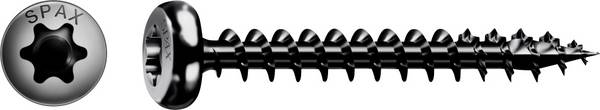 SPAX 0201040350153 Halbrundschrauben 3.5 mm 15 mm T-STAR plus Stahl 200 St.