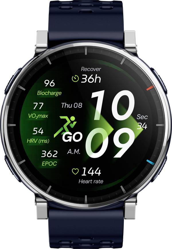 Amazfit Active 3 Premium Sportuhr   Blau