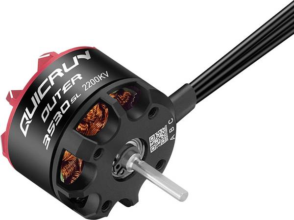 Hobbywing Hobbywing QuicRun Outer 3530SL-2200kV Automodell Brushless Elektromotor kV (U/min pro Volt): 2200