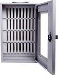magnetoplan Smartphone Storage Box 1231601 Schrank 205 x 295 x 445 x 295 Stahl lackiert lackiert Grau 1 St.