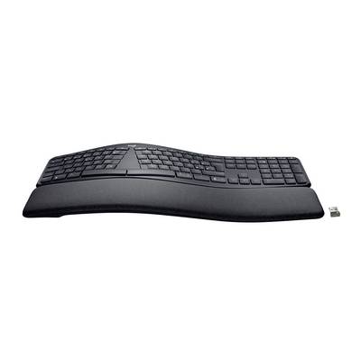 Logitech Ergo K860 Kabellos Tastatur Ergonomisch Spanisch, QWERTY Graphit-0