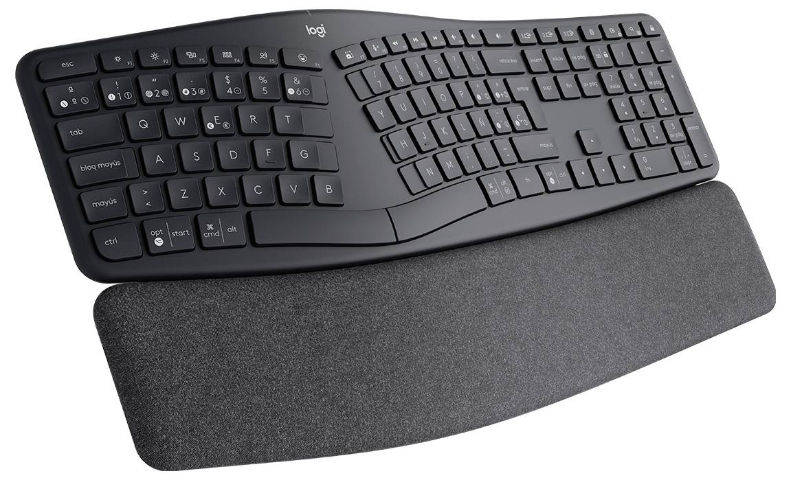 Logitech Ergo K860 Kabellos Tastatur Spanisch, QWERTY Graphit-3