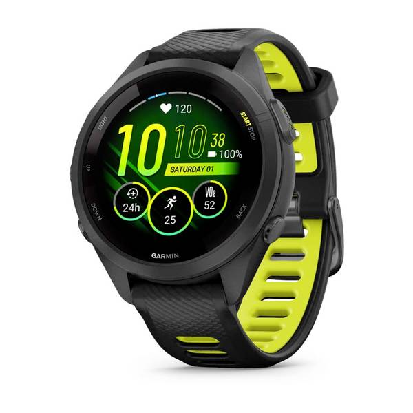 Garmin Forerunner® 265 Stoppuhr Schwarz, Gelb