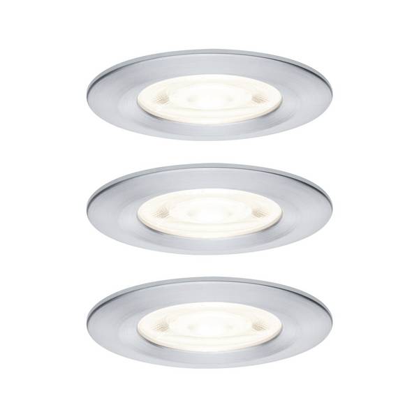Paulmann 92309 Nova LED-Einbauleuchte   LED GU10 4.9 W Aluminium (gedreht)