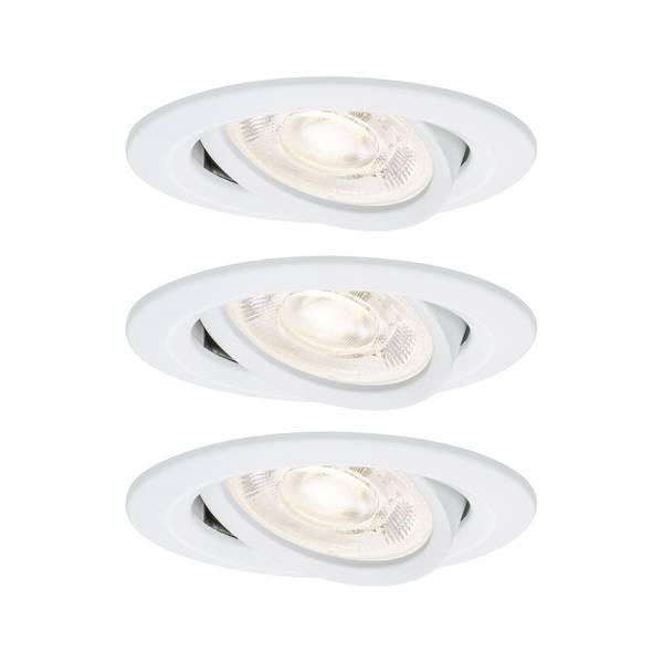 Paulmann 92271 Nova LED-Einbauleuchte LED GU10 4.9 W Weiß (matt)