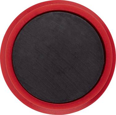 magnetoplan Magnet Basic Serie (Ø) 38 mm rund Rot 10 St. 1863806