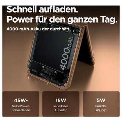 Tablet in einer Tastaturhülle mit Ständer, geöffnet auf weißem Hintergrund mit farbenfrohem abstraktem Bildschirm angezeigt.