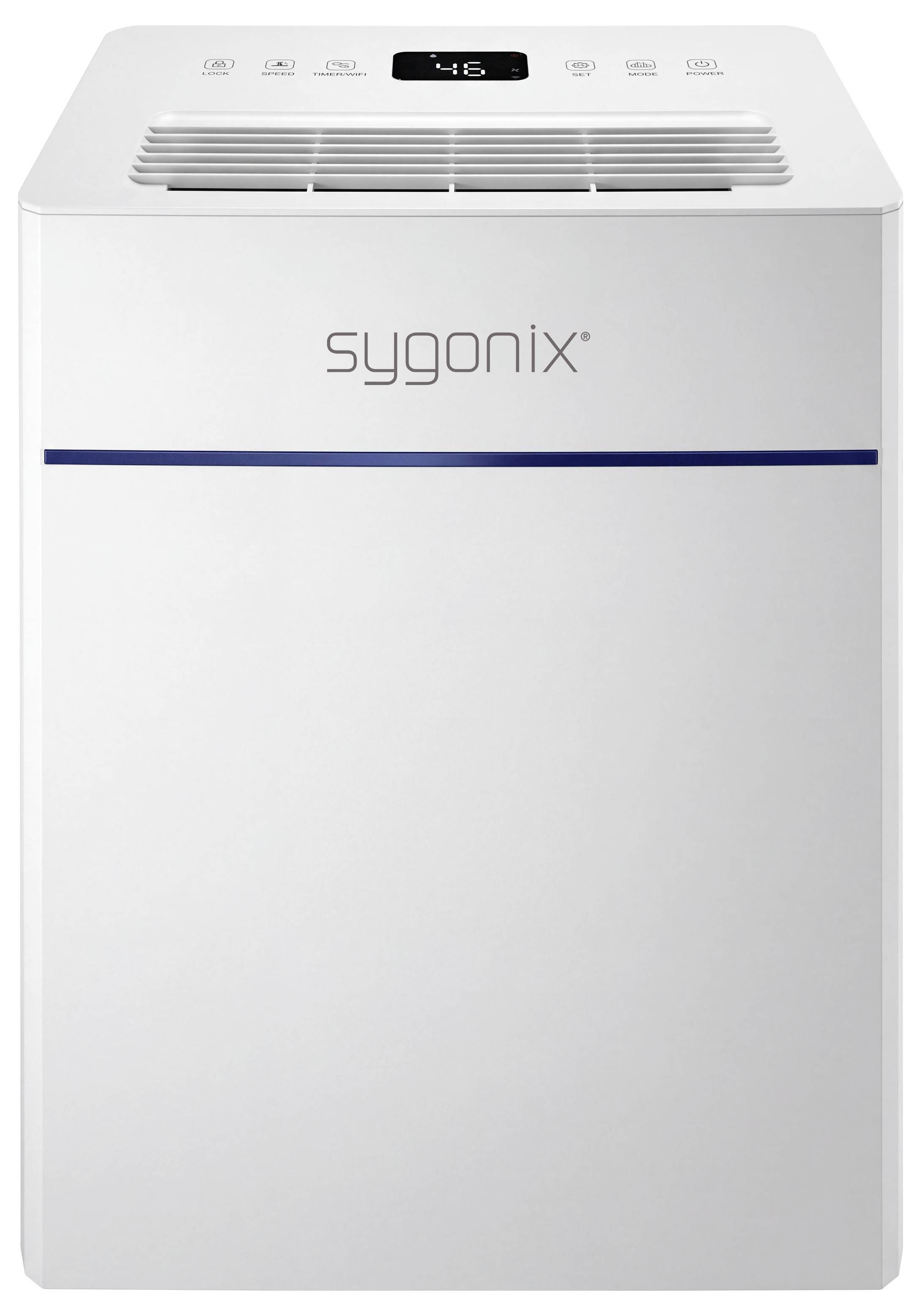 Sygonix Luftentfeuchter 15 m² 210 W 10 l/Tag Weiß-1