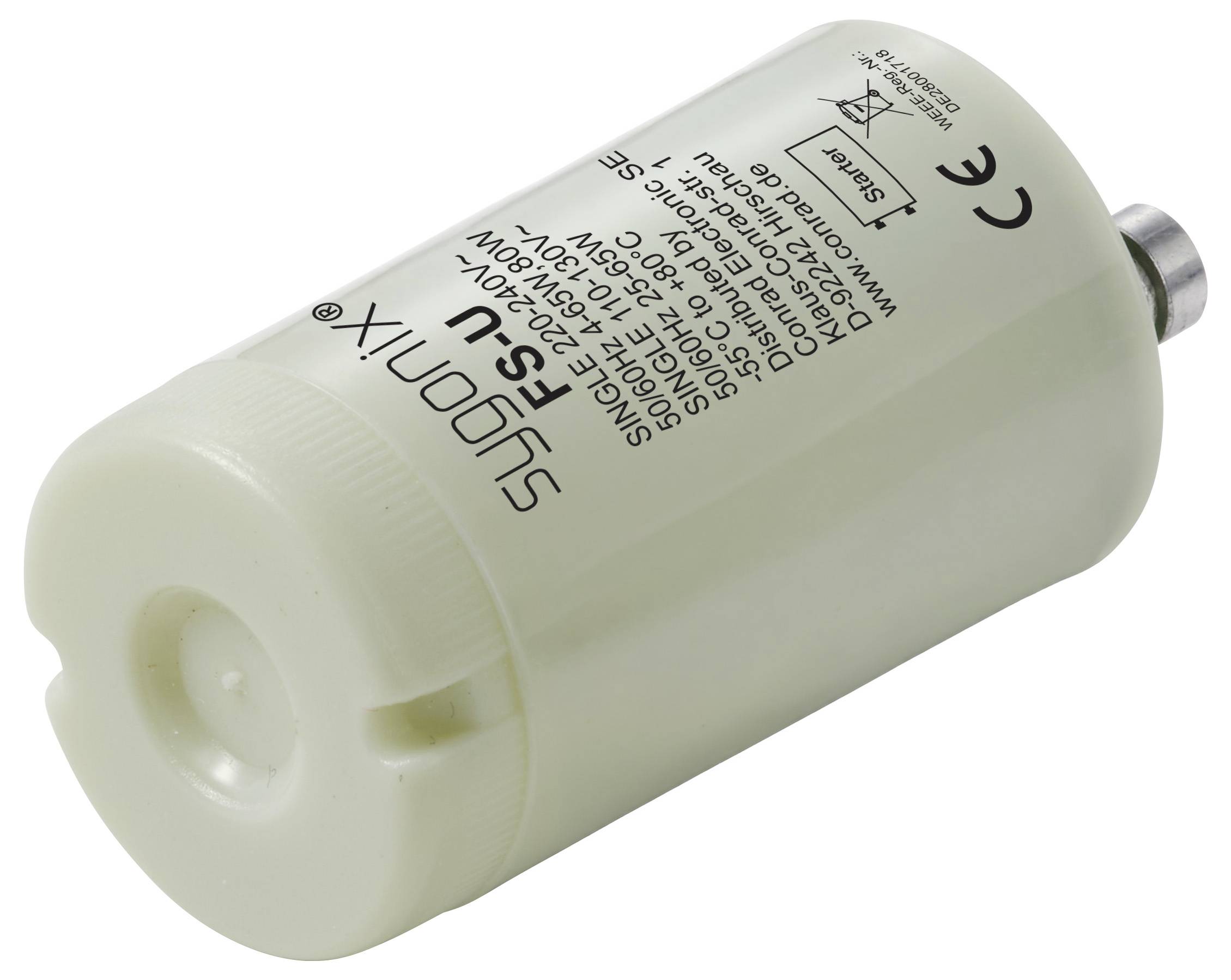 Sygonix Leuchtstoffröhren Starter 230 V/AC 65 W (max)-2