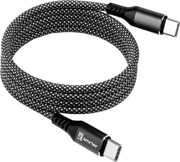 Smrter USB-Ladekabel USB-C® Stecker 1 m Anthrazit MAGNETO_C2C_AT_R