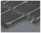 3D technisches Diagramm einer geschichteten Metall- oder Kunststoffform mit langen parallelen Kanälen und einer eingelassenen rechteckigen Kavität