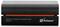 Schwarzer Palmer 'Channel Merge Line Isolation Box' passives Audiogerät mit orangefarbigem Akzentstreifen auf weißem Hintergrund