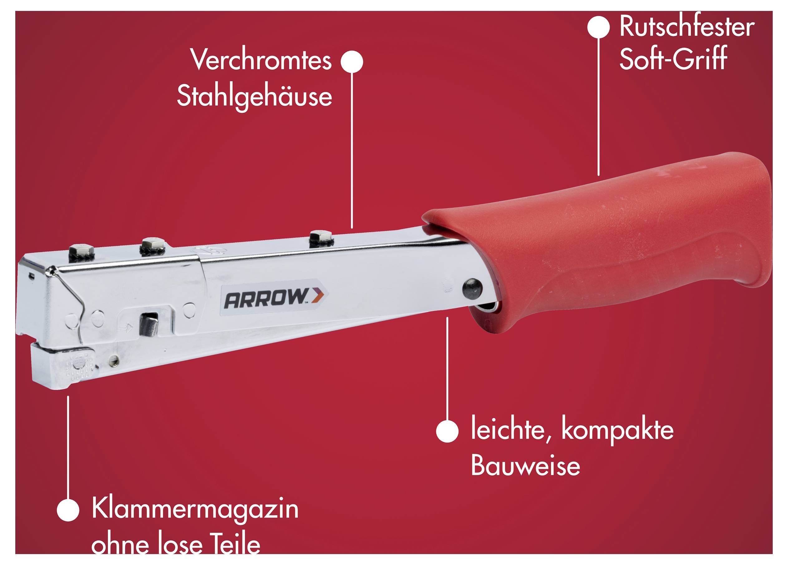 Arrow Tool Group HT19 819745 Hammertacker Klammernlänge 6 - 10 mm-3