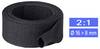 TRU COMPONENTS TC-14976072 Gewebe-Schrumpfschlauch Schwarz 16 mm 8 mm Schrumpfrate:2:1 Meterware