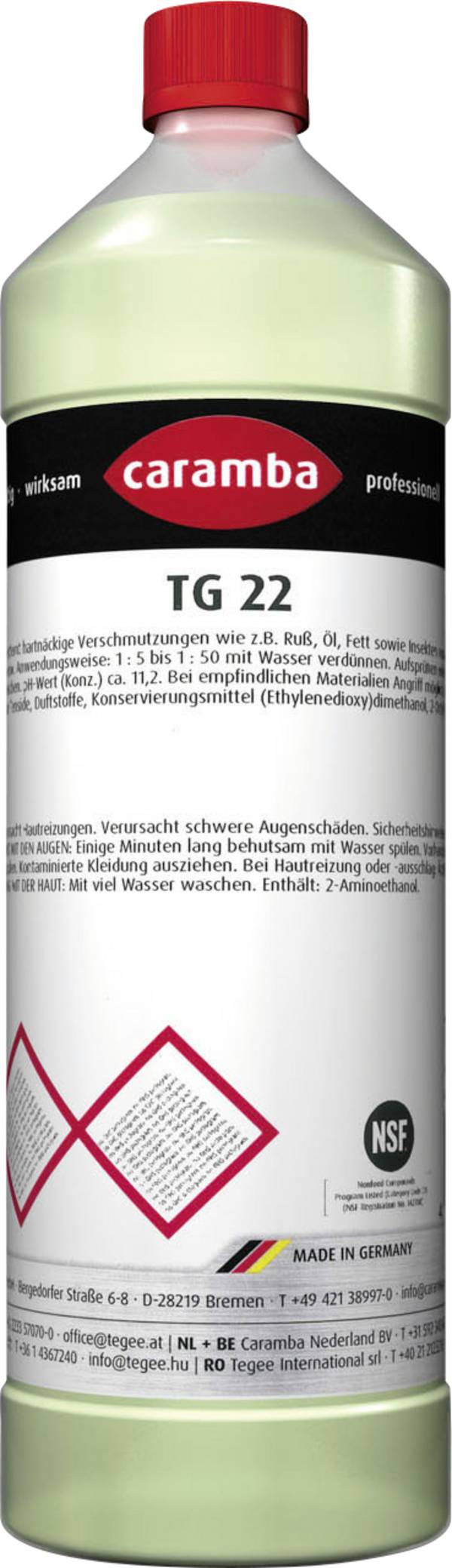 Caramba  8333730001 Industrie-Spezialreiniger (TG-22) 1000 ml