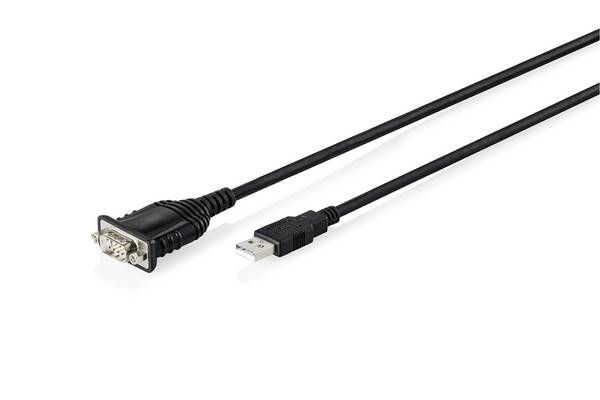 Digitus USB 2.0, USB, RS232 Adapterkabel [1x USB, USB 2.0, USB 2.0 Stecker A - 1x RS232, RS232-Stecker]  180 cm