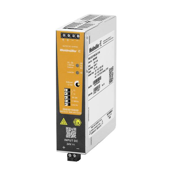 Weidmüller 2869030000 DC/DC-Wandler  12 V 6 A 120 W   Inhalt 1 St.