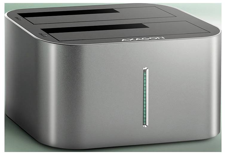 AXAGON ADSA-DC USB-C® SATA Festplatten-Dockingstation 2.5 Zoll, 3.5 Zoll mit Clone-Funktion-3