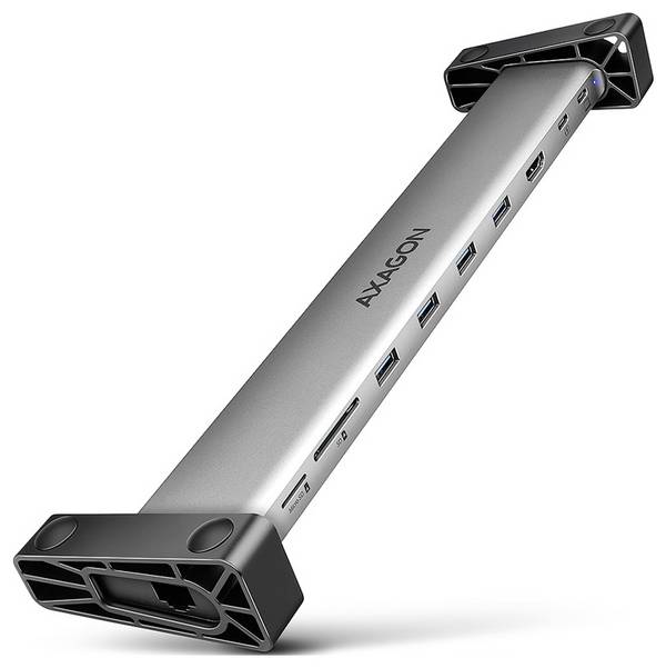 AXAGON HMC-10HLS USB-Hub  USB-C® (USB 3.2 Gen 1), USB-A (USB 3.2 Gen 1), HDMI®, RJ45 USB 3.0 5 GBit/s