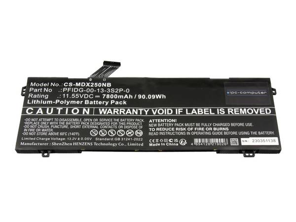 ipc-computer Notebook-Akku Akku 40074839 REPLACE 11.55 V 7800 mAh IPC-Computer