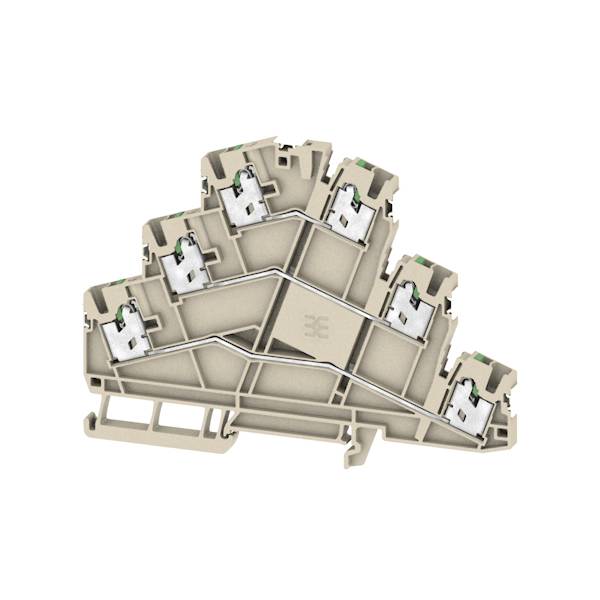 Weidmüller 2902600000 Mehrstockklemme Beige 50 St.-0