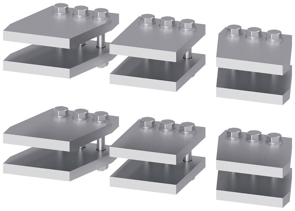 Metallisches Sanitärventil mit Sechskantenden und Gewinde-Steckerverbinder, dargestellt auf weißem Hintergrund.
